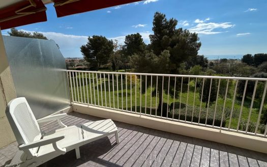 EXCLUSIVITE –  2P Domaine du Loup – Vue Mer