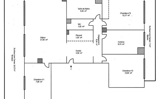 PORT DE NICE: 6EME-4P TERRASSE GARAGE
