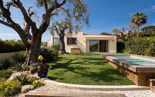 Villa contemporaine avec piscine à Saint Pierre de Féric
