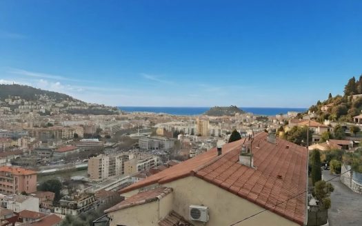 Proche Monastere Cimiez 3 pièces terrasse vue mer